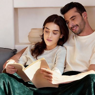 Soft Polyester Fleece Throw Blanket - All Season Use - 50x70 Inches