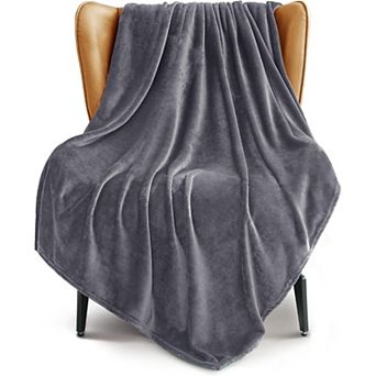 Soft Polyester Fleece Throw Blanket - All Season Use - 50x70 Inches