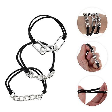 Elegant Bracelet Scrunchies Hair Elastic Band 3 Pcs