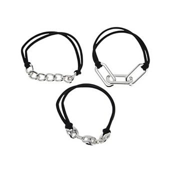 Elegant Bracelet Scrunchies Hair Elastic Band 3 pc