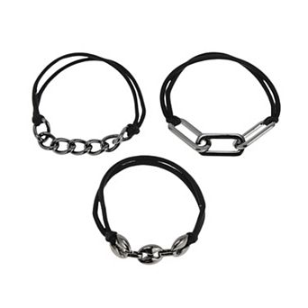 Elegant Bracelet Scrunchies Hair Elastic Band 3 pc