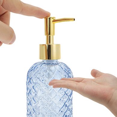 Cylinder Argyle Soap Dispenser 1 Pc