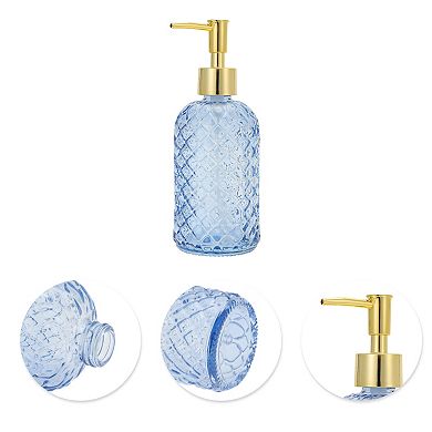Cylinder Argyle Soap Dispenser 1 Pc