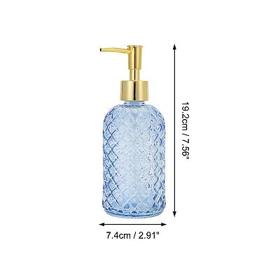 Cylinder Argyle Soap Dispenser 1 Pc