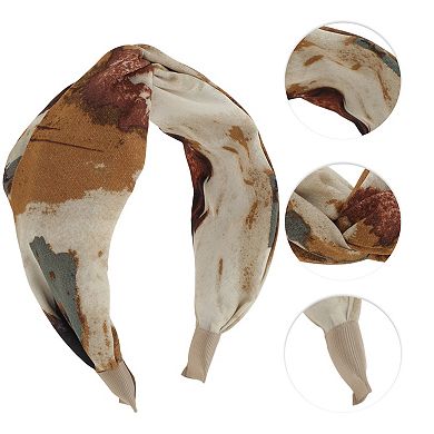 Wide Tie Tie-dye Headbands for Women 1 Pc