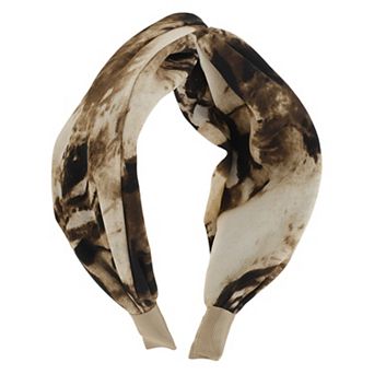 Wide Tie Tie-dye Headbands for Women 1 pc
