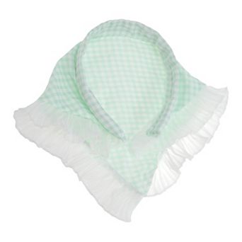 Plaid Triangle Headband for Women 1 pc