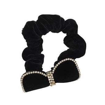 Bow Rhinestone Scrunchies for Home 1 pc