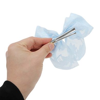 Elegant Flower Bow Ribbon Hair Clips 1 Pc