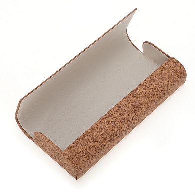 Eyeglasses Case Wood Grain Eyeglasses Storage 6.14"x2.36"x1.18" 1 Pc