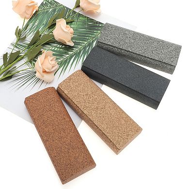 Eyeglasses Case Wood Grain Eyeglasses Storage 6.14"x2.36"x1.18" 1 Pc