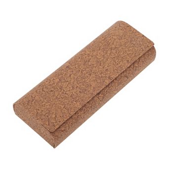 Eyeglasses Case Wood Grain Eyeglasses Storage 6.14"x2.36"x1.18" 1 pc