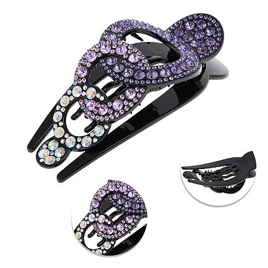 Fashion Grace Rhinestone Hair Clips for Home 1 Pc