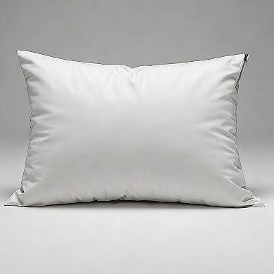 Waterproof pillowcase with TPU coating, zipper, polyester front, 4 Pack White Size Queen