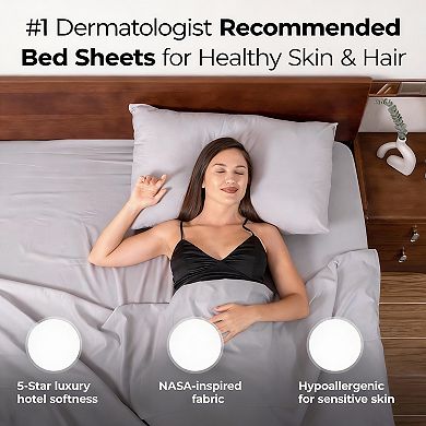 Silver Ion Bed Sheets - Soft, Breathable, Self-Cleaning for Cleaner Sleep