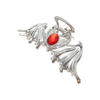 Elegant Ruby Inlaid Animal Hair Clips 1 pc
