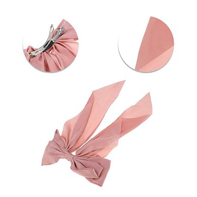 Bow Ribbon French Barrette Hair Clips for Home 1 Pc