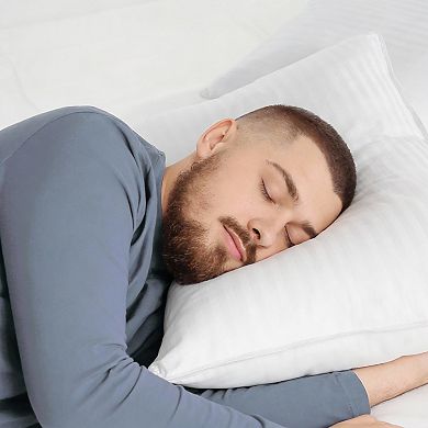 Cotton Queen Size Pillow Protectors, Pack of 2, Zippered, Breathable