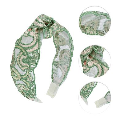 Fashion Colorful Embroidered Headbands 1 Pc