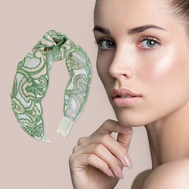 Fashion Colorful Embroidered Headbands 1 Pc