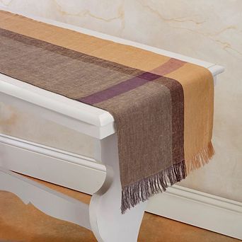Hinterland Table Runner Flax Linen Handwoven