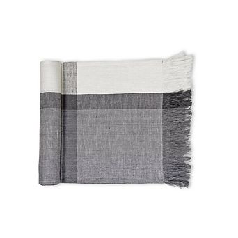Hinterland Table Runner Flax Linen Handwoven