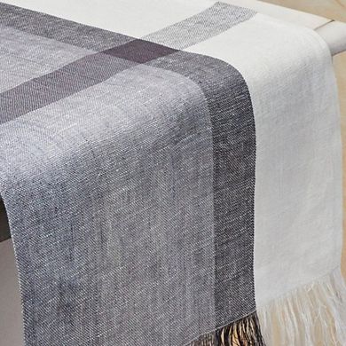 Hinterland Table Runner Flax Linen Handwoven