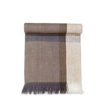 Hinterland Table Runner Flax Linen Handwoven