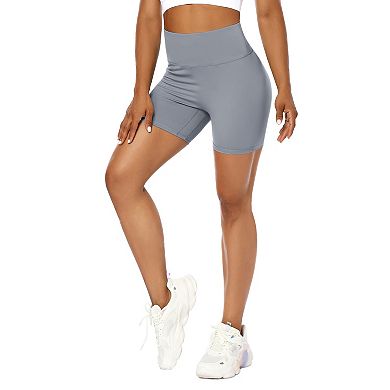 Women'S Tummy Control High Waist Yoga Shorts