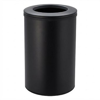 10.6 Gal Trash Can Stainless Steel Round Garbage Can with Removable Inner Bucket for Offices