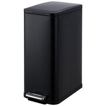 13.2 Gallon Step Trash Can-Soft-Close Foot Pedal Garbage Bin (Fingerprint Resistant) Kitchen