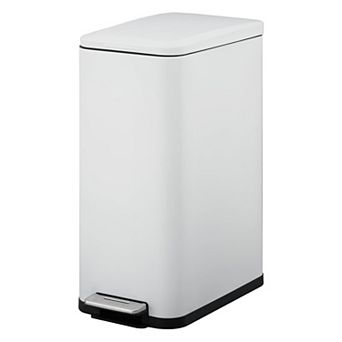 13.2 Gallon Step Trash Can-Soft-Close Foot Pedal Garbage Bin (Fingerprint Resistant) Kitchen