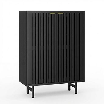 6 tier Shoe Cabinet , Shoe Storage Organizer for 24 Pairs,Hidden Entryway Storage Cabine