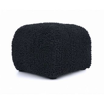 GOODSILO Spongy Microfiber Square Pouf for Comfortable Home Seating