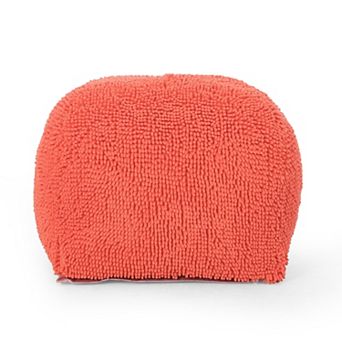 GOODSILO Spongy Microfiber Square Pouf for Comfortable Home Seating