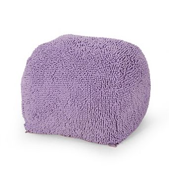 GOODSILO Spongy Microfiber Square Pouf for Comfortable Home Seating