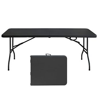 ELEMENT ACE 8ft Portable Folding Table with High Load Capacity for Events