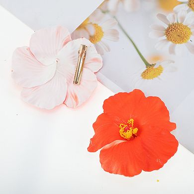 Simulation Flower Hair Clip 2 Pcs