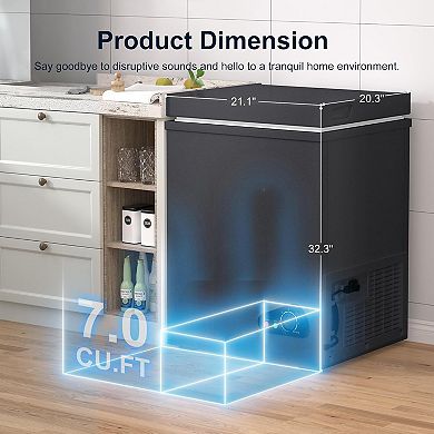 7.0 Cu Ft Chest Freezer With All-climate Compressor