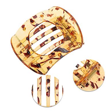 Cute Heart-Shaped Hollow Hair Clips Hairdo Clip 1 Pc