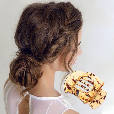 Cute Heart-Shaped Hollow Hair Clips Hairdo Clip 1 Pc