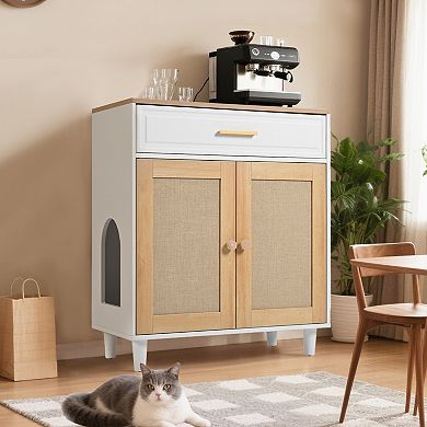 ELEMENT ACE Multifunctional Pet Cabinet with Charging Station and Storage Drawer