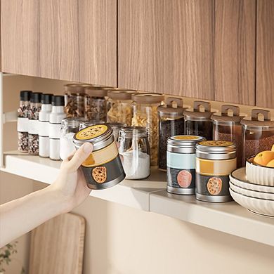 Expandable Under Cabinet shelf, Hanging Under Shelf Storage Basket, Metal Under Desk Storage Shelf