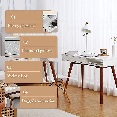 IDEALHOUSE Mid Century Writing Desk