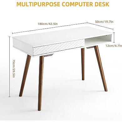 IDEALHOUSE Mid Century Writing Desk