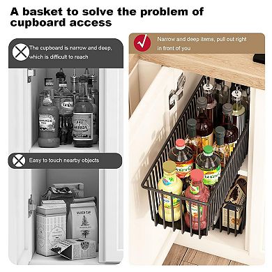 IDEALHOUSE 2-Pack Pull-Out Drawers