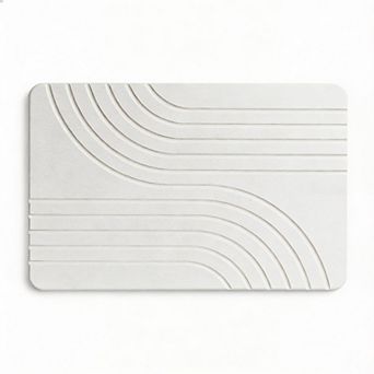 Diatomaceous Earth Bath Mat 1 Pack Non-slip Quick Dry