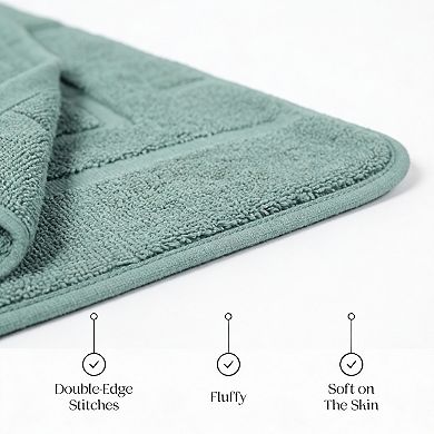 Cotton Terry Bath Mats Super Absorbent Quick Dry