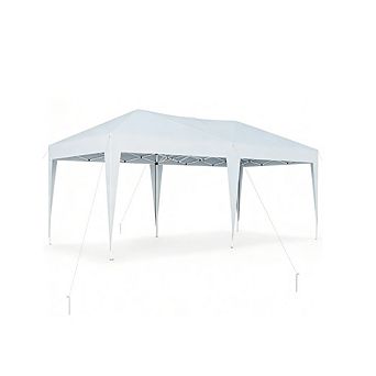 Gymax 10 x 20 FT Portable Gazebo Shelter w/12 Wind Ropes & 6 Ground Stakes Carrying Bag