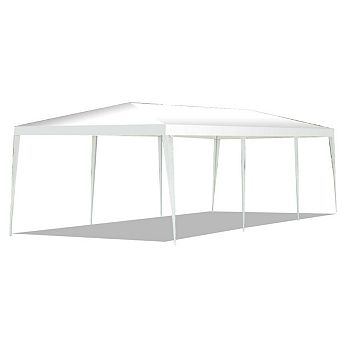 Gymax 10' x 30' Outdoor Gazebo Canopy Wedding Party Patio Tent White